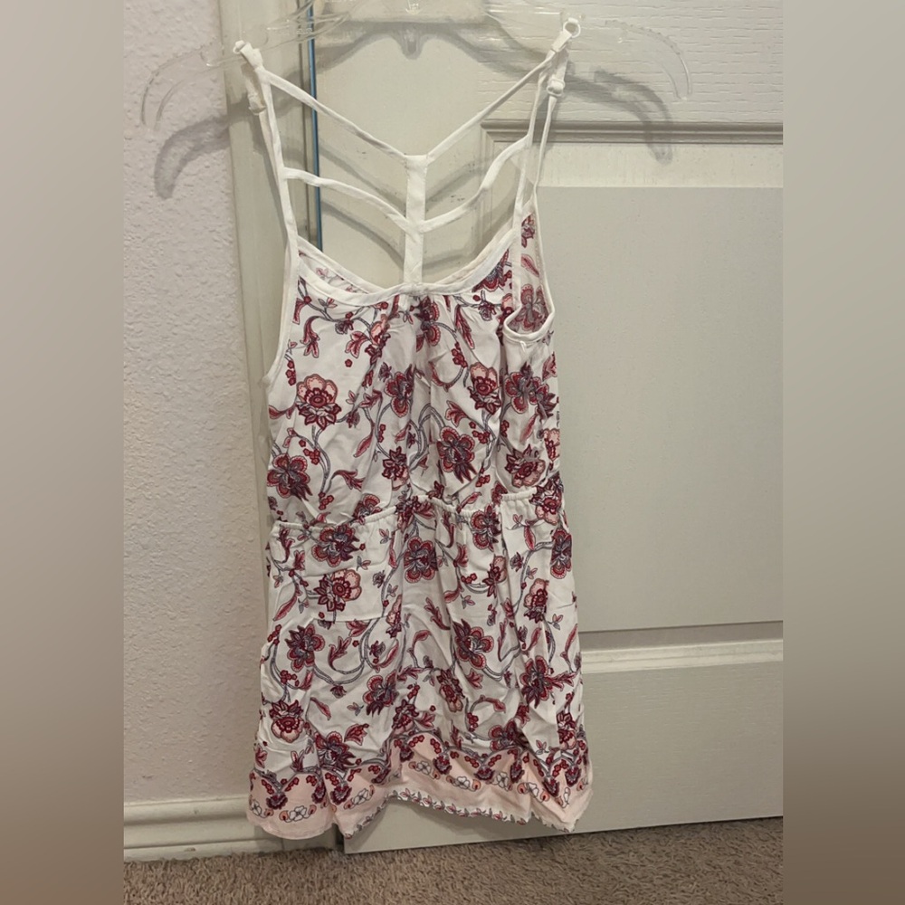 White kids floral summer dress -Urban kids- xs - Picture 3 of 5
